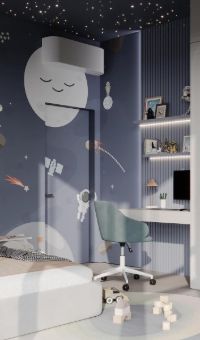 Patterned kids wallpaper