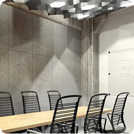 office concrete panels