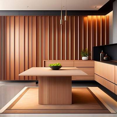Wall Panel in Kitchen